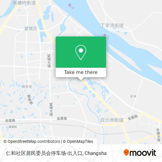 仁和社区居民委员会停车场-出入口 map
