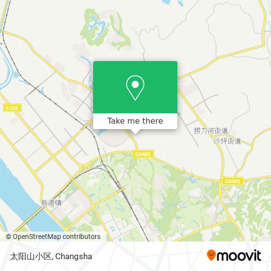 太阳山小区 map