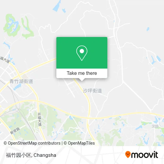 福竹园小区 map