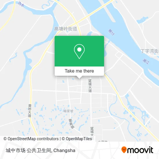 城中市场 公共卫生间 map