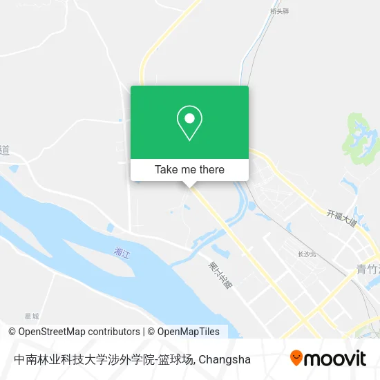 中南林业科技大学涉外学院-篮球场 map