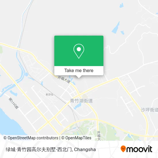 绿城·青竹园高尔夫别墅-西北门 map