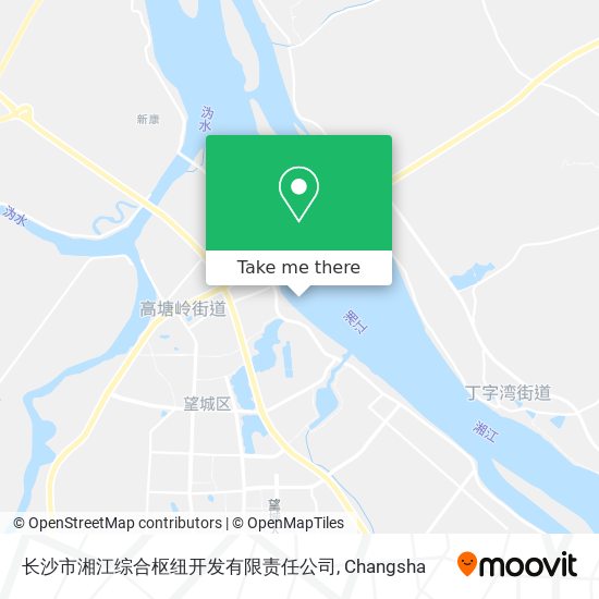长沙市湘江综合枢纽开发有限责任公司 map