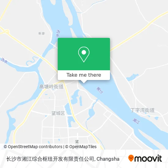 长沙市湘江综合枢纽开发有限责任公司 map