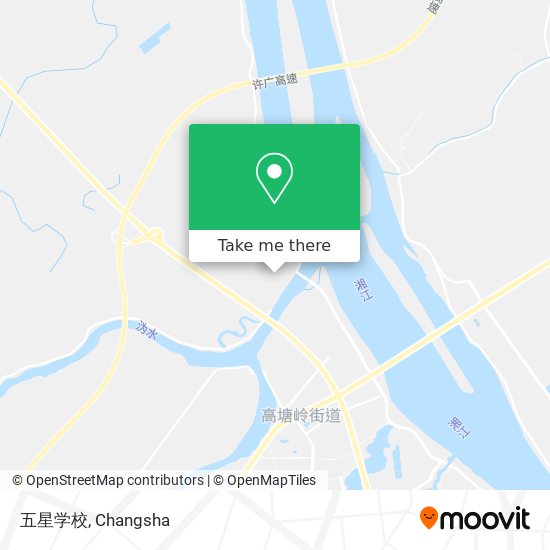 五星学校 map