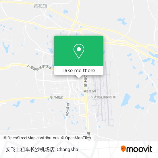 安飞士租车长沙机场店 map