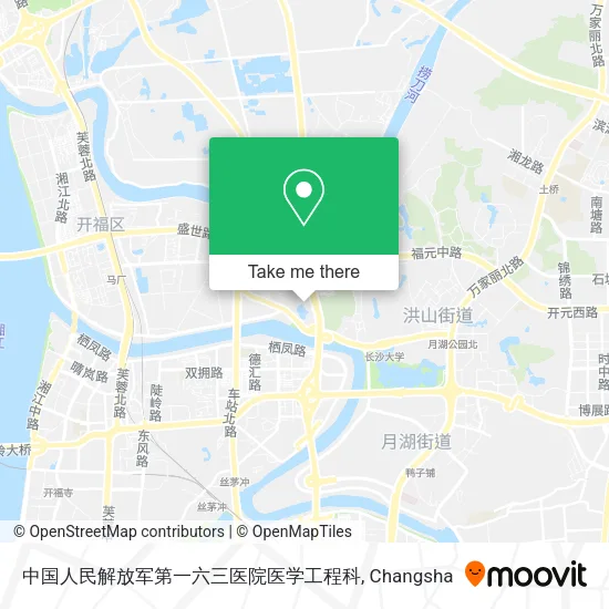 中国人民解放军第一六三医院医学工程科 map