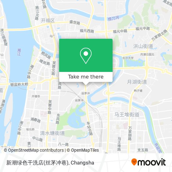 新潮绿色干洗店(丝茅冲巷) map
