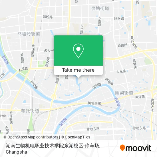 湖南生物机电职业技术学院东湖校区-停车场 map