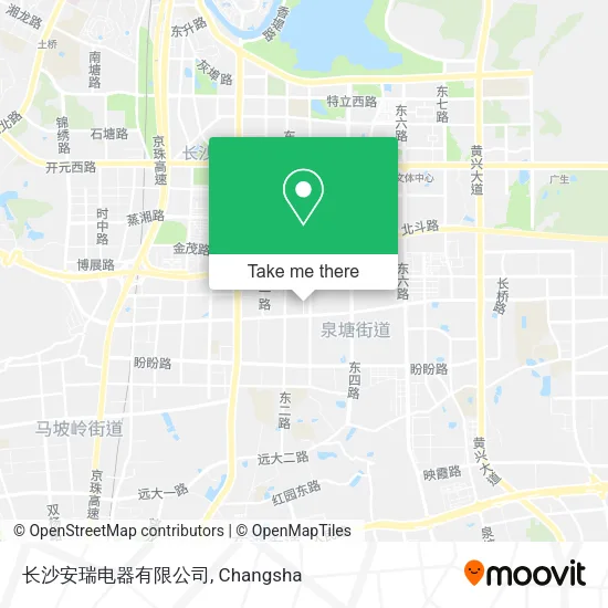 长沙安瑞电器有限公司 map