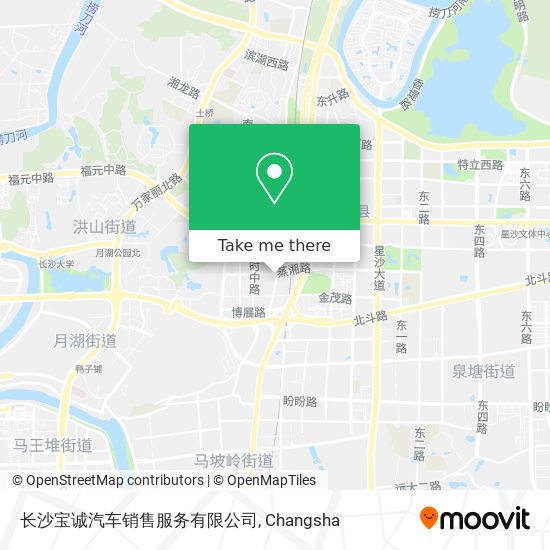 长沙宝诚汽车销售服务有限公司 map