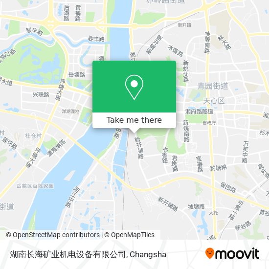 湖南长海矿业机电设备有限公司 map