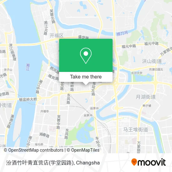 汾酒竹叶青直营店(学堂园路) map