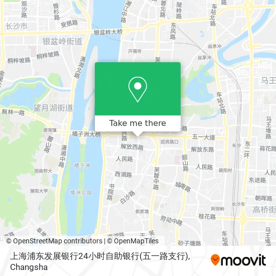 上海浦东发展银行24小时自助银行(五一路支行) map