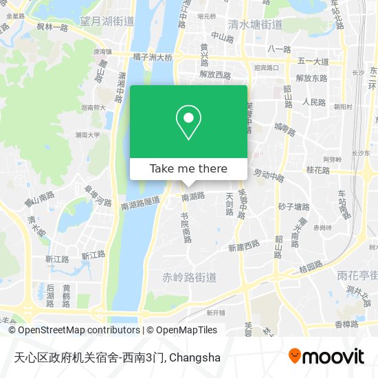 天心区政府机关宿舍-西南3门 map