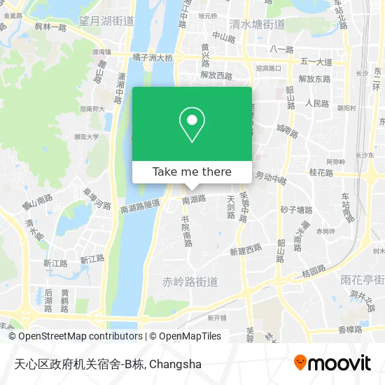 天心区政府机关宿舍-B栋 map