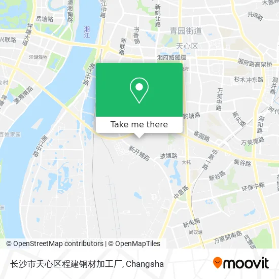 长沙市天心区程建钢材加工厂 map