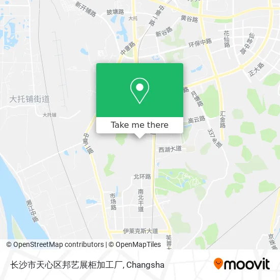 长沙市天心区邦艺展柜加工厂 map