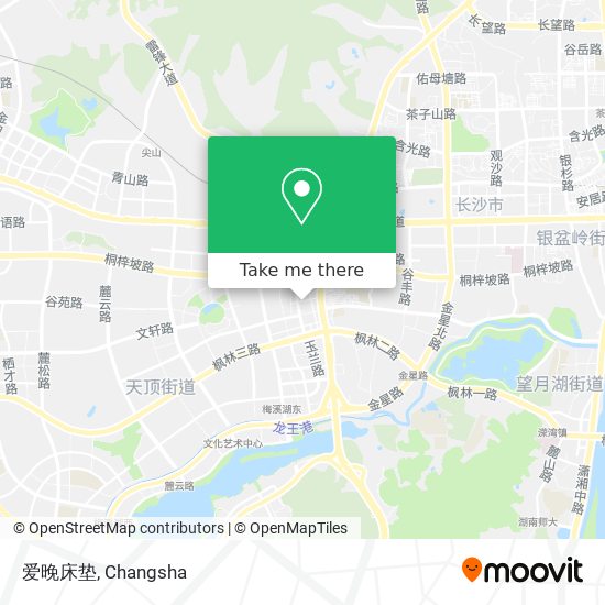 爱晚床垫 map