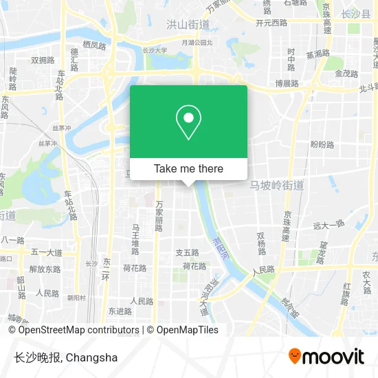 长沙晚报 map