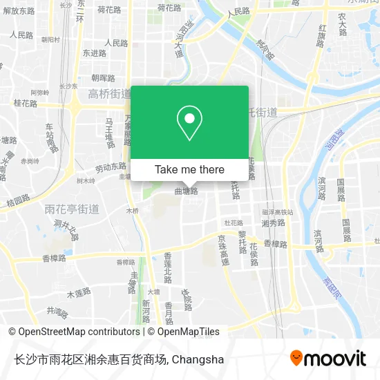 长沙市雨花区湘余惠百货商场 map