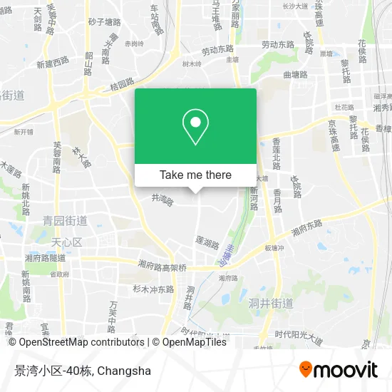 景湾小区-40栋 map