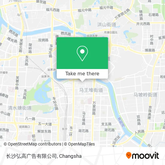 长沙弘高广告有限公司 map