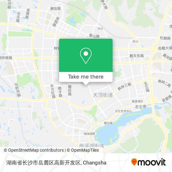 湖南省长沙市岳麓区高新开发区 map