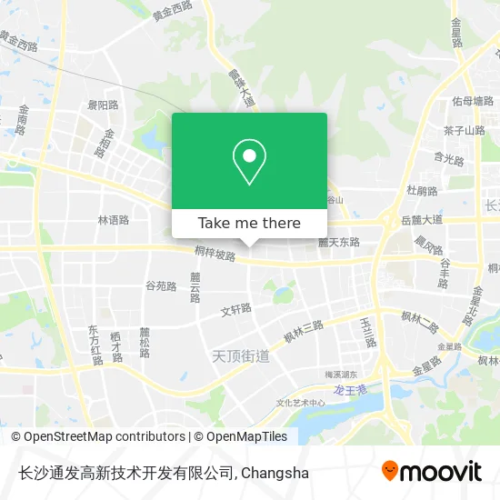 长沙通发高新技术开发有限公司 map
