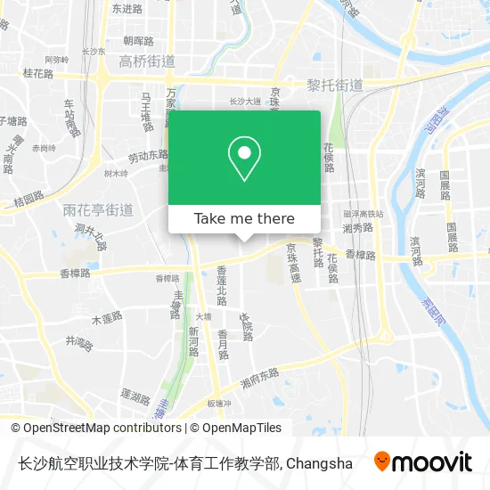 长沙航空职业技术学院-体育工作教学部 map