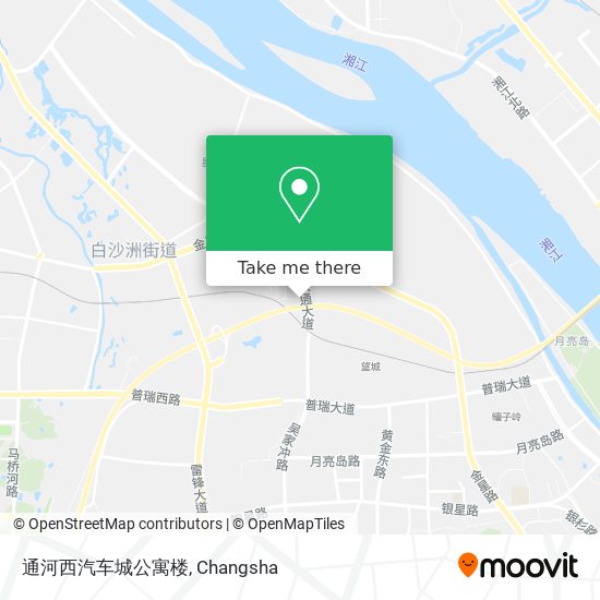 通河西汽车城公寓楼 map