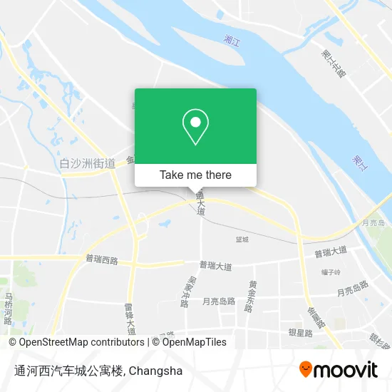 通河西汽车城公寓楼 map