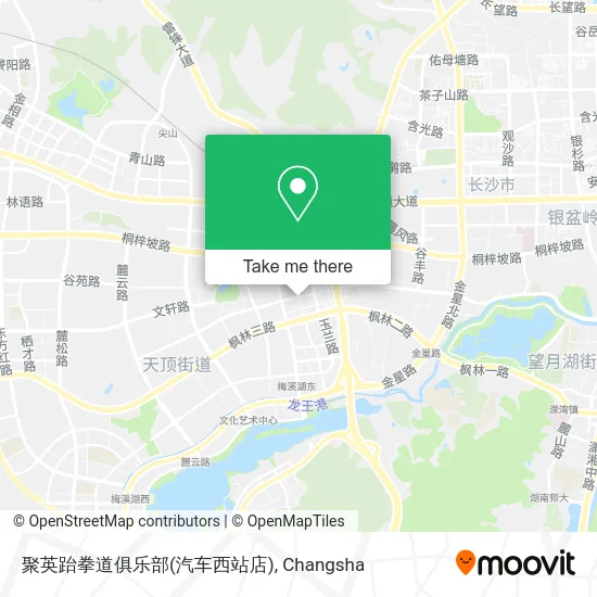 聚英跆拳道俱乐部(汽车西站店) map