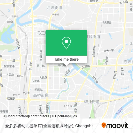 爱多多婴幼儿游泳馆(全国连锁高岭店) map