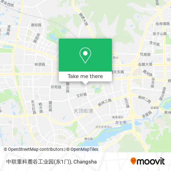 中联重科麓谷工业园(东1门) map