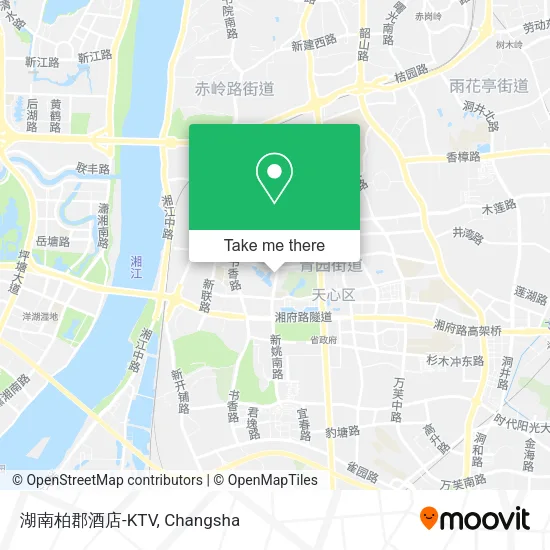 湖南柏郡酒店-KTV map