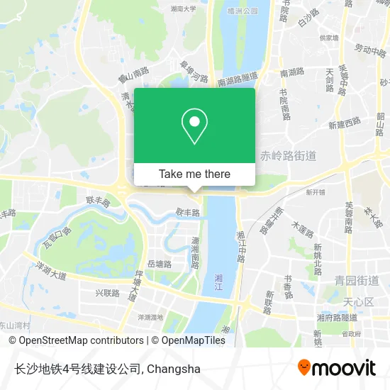 长沙地铁4号线建设公司 map