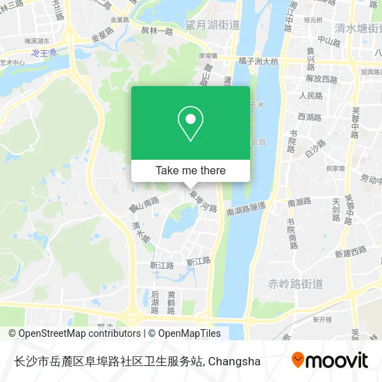 长沙市岳麓区阜埠路社区卫生服务站 map