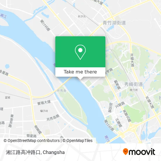 湘江路高冲路口 map