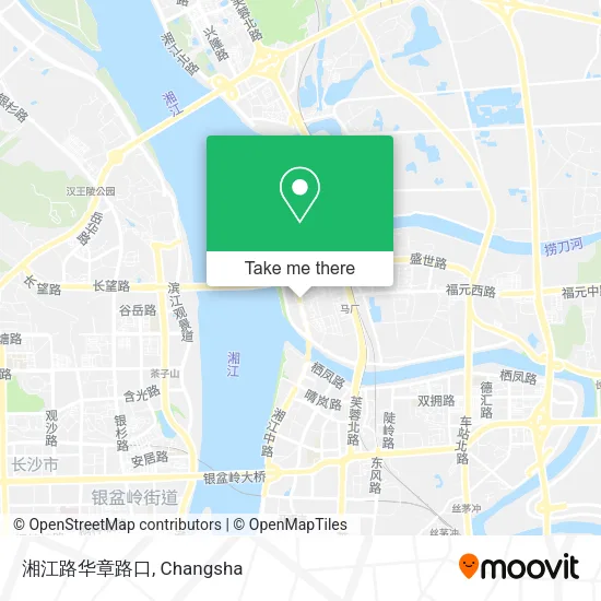 湘江路华章路口 map