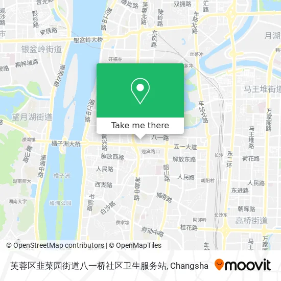 芙蓉区韭菜园街道八一桥社区卫生服务站 map