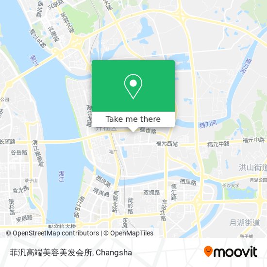 菲汎高端美容美发会所 map