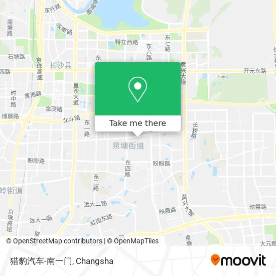 猎豹汽车-南一门 map