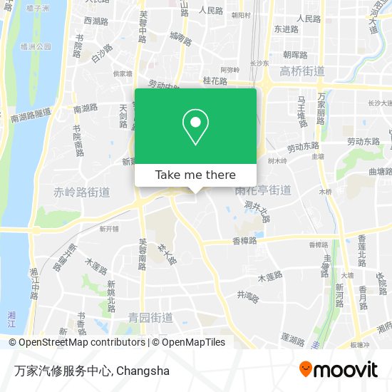 万家汽修服务中心 map