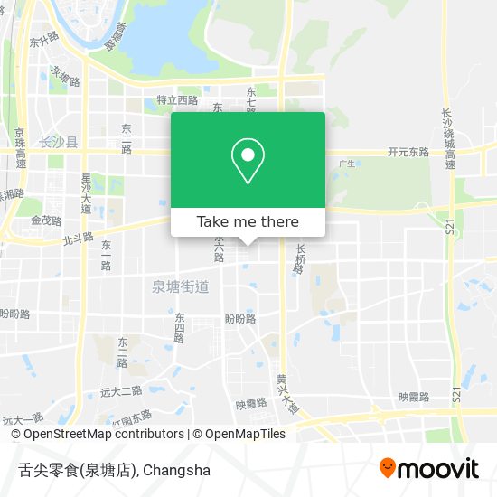 舌尖零食(泉塘店) map