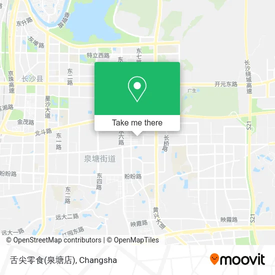 舌尖零食(泉塘店) map