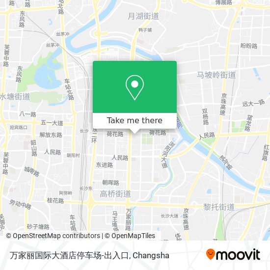 万家丽国际大酒店停车场-出入口 map
