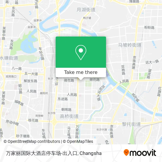 万家丽国际大酒店停车场-出入口 map