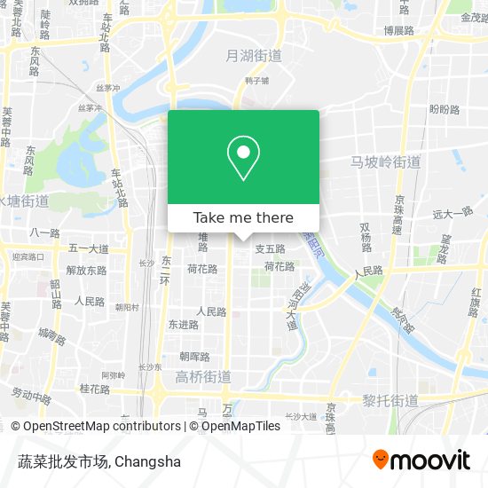 蔬菜批发市场 map