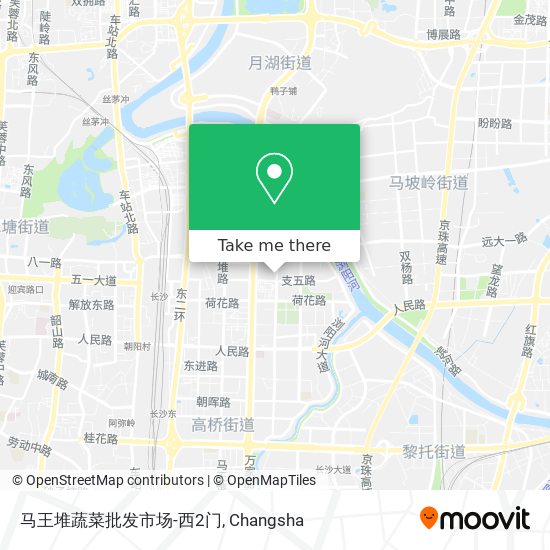 马王堆蔬菜批发市场-西2门 map